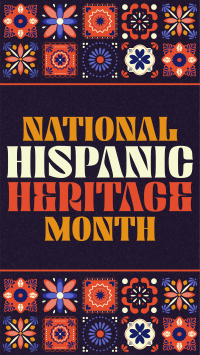 Hispanic Heritage Month Tiles Facebook Story Preview