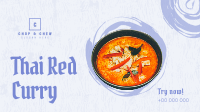 Thai Red Curry Facebook Event Cover Design