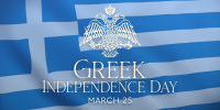 Traditional Greek Independence Day Twitter post Image Preview