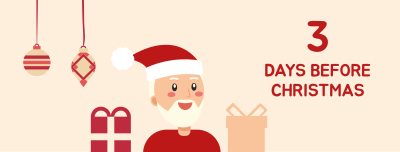 Santa Christmas Countdown Facebook cover Image Preview