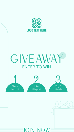 Simple Giveaway Instructions Instagram story Image Preview