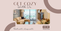 Get Cozy With Us Facebook Ad Design