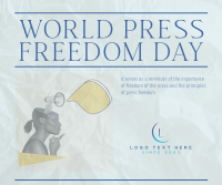 Press Freedom Facebook Post Design