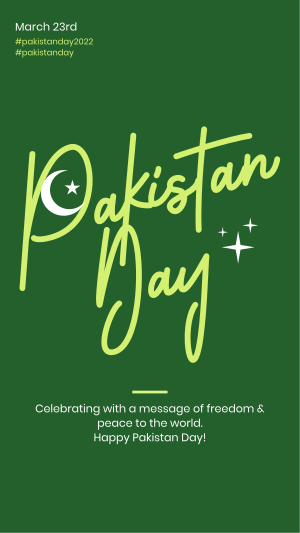Pakistan Day Moon Facebook story Image Preview