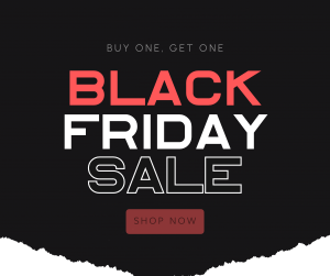 Black Friday Paper Cut Facebook post Image Preview