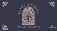 Good Friday Stained Glass Video Image Preview