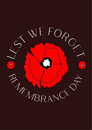 Lest We Forget Flyer Image Preview