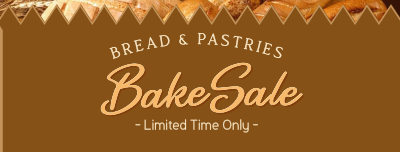 Homemade Bake Sale  Facebook cover Image Preview