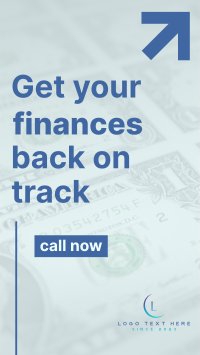 Modern Finance Back On Track Instagram Story Design