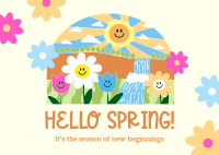 Blooming Season Postcard Image Preview