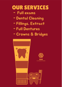 Dental Services Flyer Image Preview