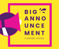Big Announcement Facebook post Image Preview
