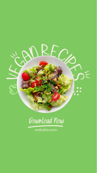 Vegan Salad Recipes Facebook story Image Preview