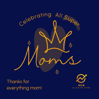Super Moms Greeting Instagram post Image Preview