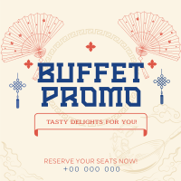 Elegant Oriental Buffet Promo Instagram post Image Preview