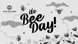 Happy Bee Day Garden Video Image Preview