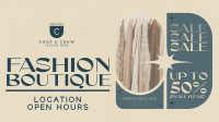 Modern Fashion Promo Facebook event cover Image Preview
