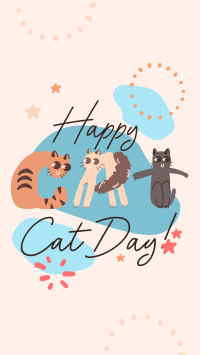 Happy Meow Day Instagram Story Design