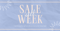 Minimalist Week Discounts Facebook ad Image Preview
