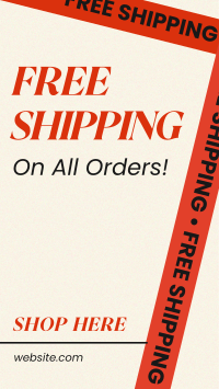 Contemporary Generic Shipping Instagram Story Design