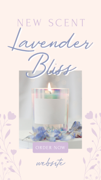 Lavender Bliss Candle YouTube Short Image Preview