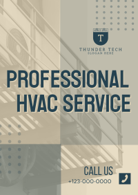 Professional HVAC Services Poster Image Preview