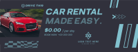 Rent Your Dream Car Facebook cover Image Preview