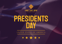 Presidents Day Postcard Image Preview