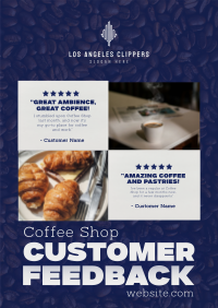 Modern Coffee Shop Feedback Flyer Design