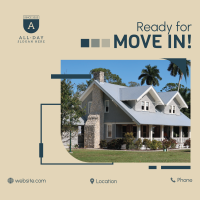 Ready for Move in Instagram Post Design