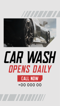 Car Wash Detailing Instagram Story Design