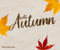 Autumn Leaves Facebook Post Design