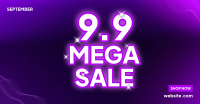 9.9 Mega Sale Facebook ad Image Preview