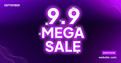 9.9 Mega Sale Facebook ad Image Preview