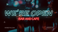 Neon Now Open Facebook event cover Image Preview