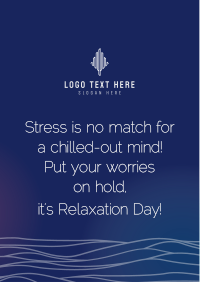Wavy Relaxation Day Flyer Image Preview