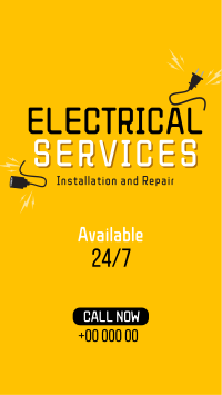 Electrical Service Instagram Story Design