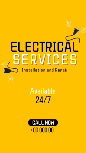 Electrical Service Instagram story Image Preview