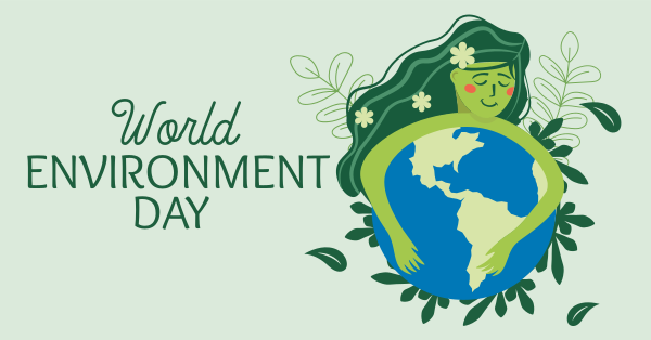 Mother Earth Environment Day Facebook Ad Design