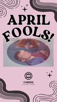 Groovy April Fools Greeting Facebook story Image Preview