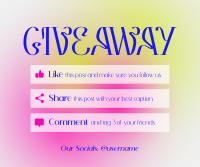 Wispy Radiant Giveaway Facebook Post Design