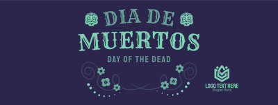 Festive Dia De Los Muertos Facebook cover Image Preview