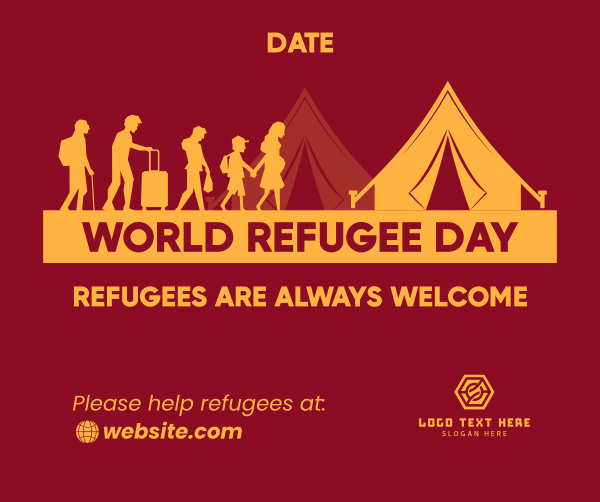 Refugee Day Facts Facebook Post Design Image Preview