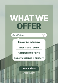 Corporate Building Offer Poster Image Preview