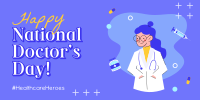 Doctors' Day Celebration Twitter Post Image Preview