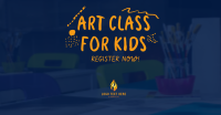 Art Class For Kids Facebook Ad Preview