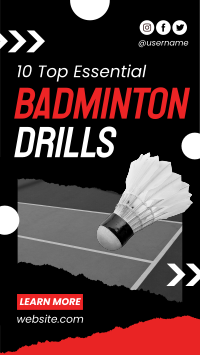 Badminton O’ Clock TikTok video Image Preview