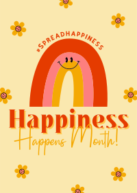 Spread Happiness Flyer Design