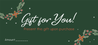 Christmas Decorations Gift Certificate Image Preview