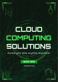 Techy Cloud Computing Flyer Design